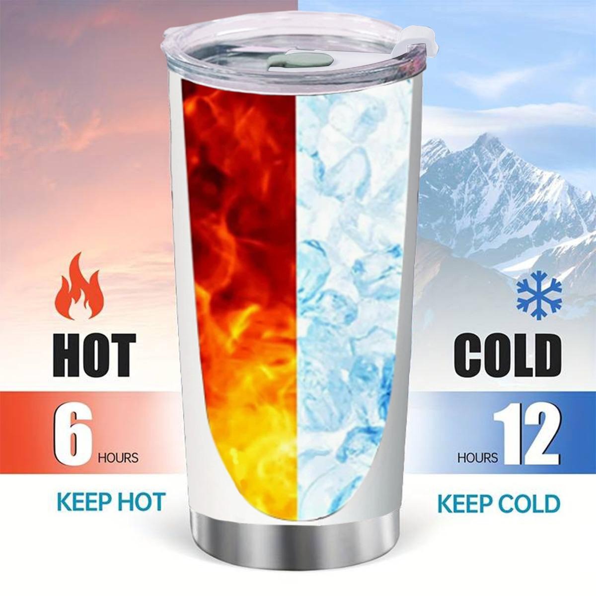 Custom 20OZ Tumbler With Sliding Lid