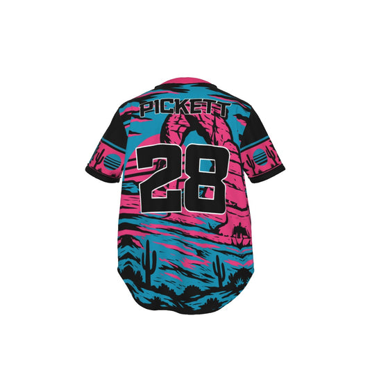 Men's Short Sleeve Custom Baseball Jersey