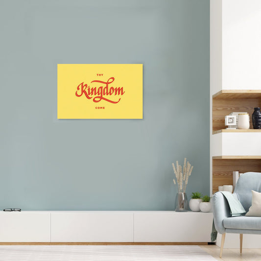 Thy Kingdom Come - Lords Prayer Framed Canvas