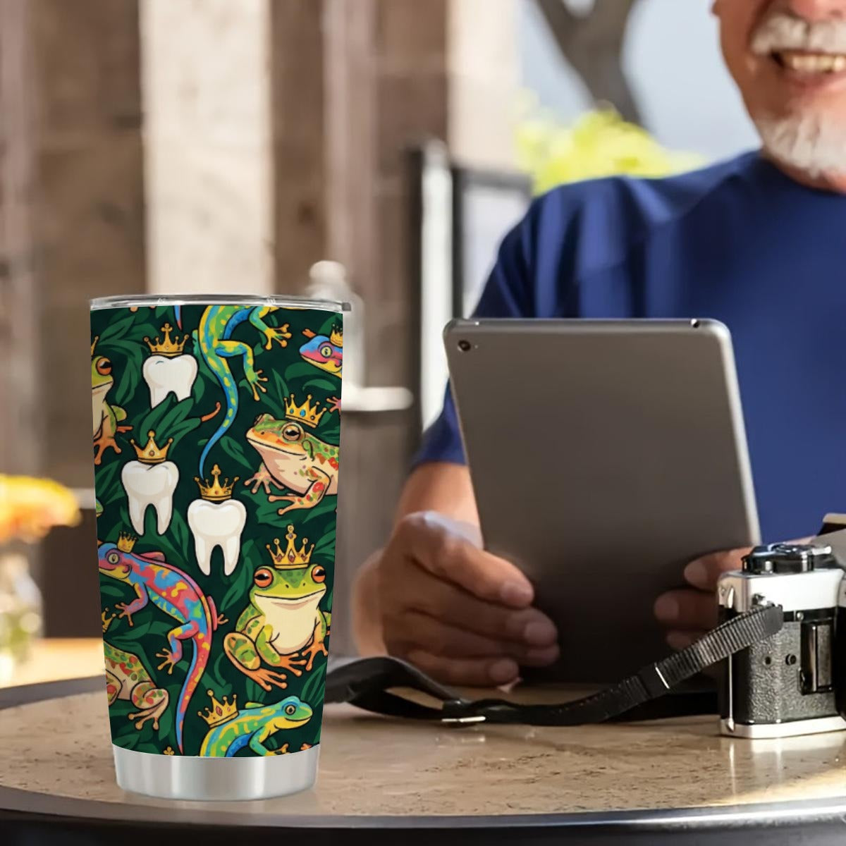 Custom 20OZ Tumbler With Sliding Lid