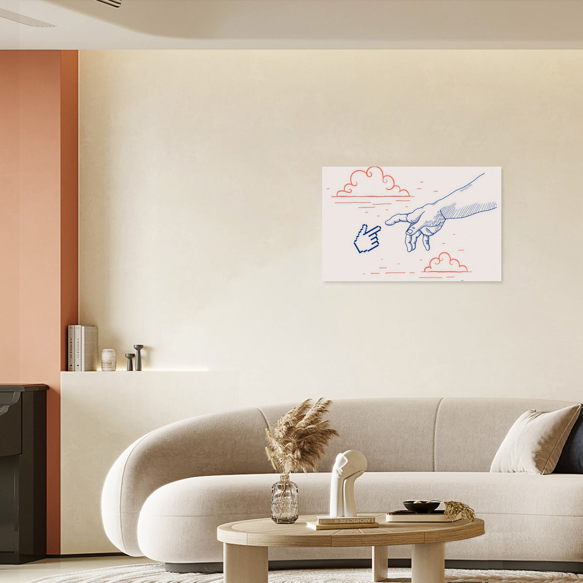 Graphic Designer Artwork Framed Canvas