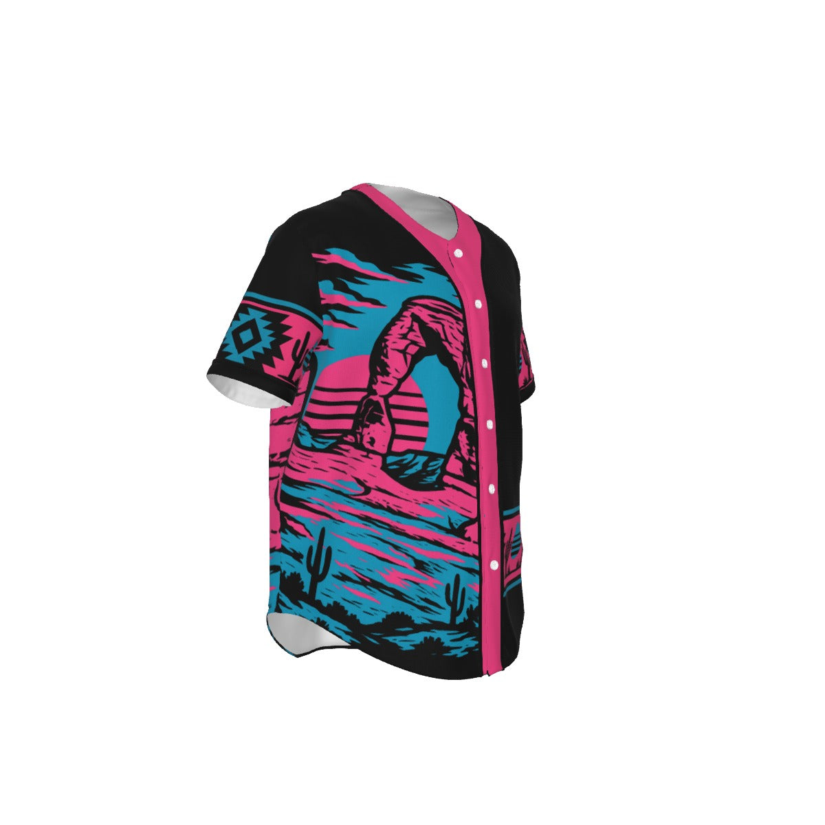 Men's Short Sleeve Custom Baseball Jersey