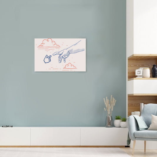 Graphic Designer Artwork Framed Canvas