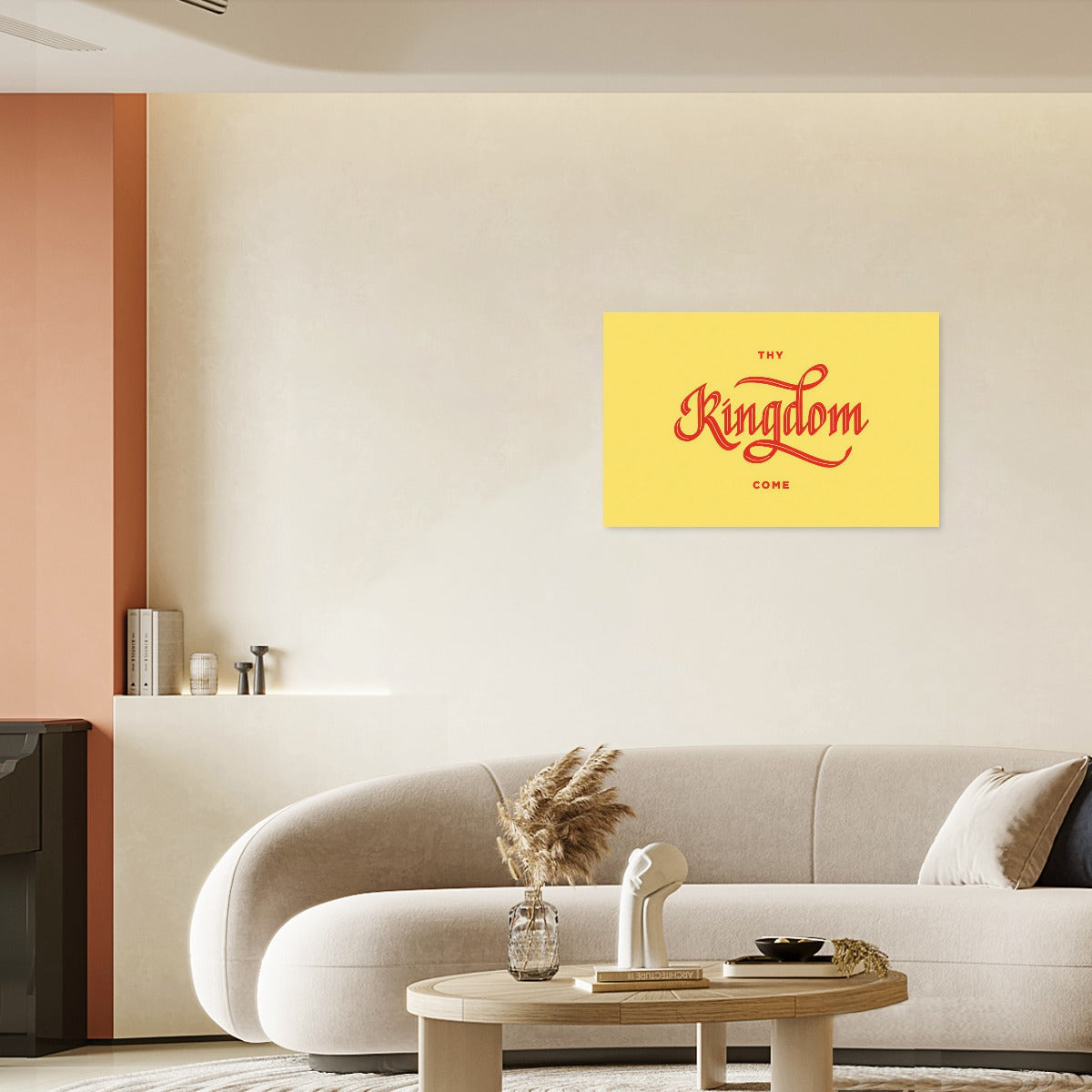 Thy Kingdom Come - Lords Prayer Framed Canvas