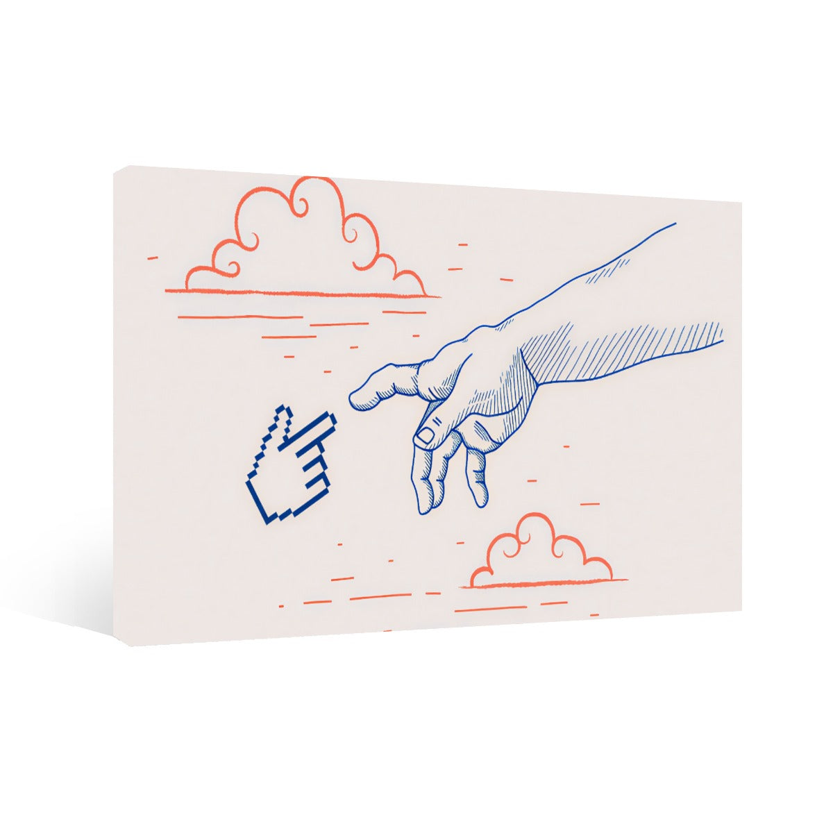 Graphic Designer Artwork Framed Canvas