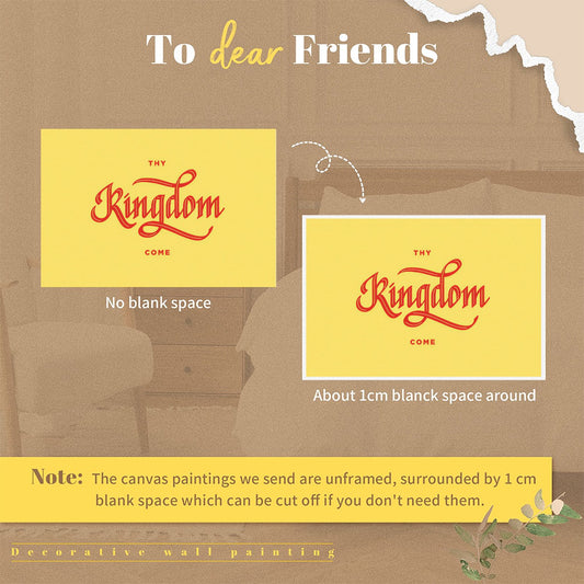 Thy Kingdom Come : Lords Prayer Canvas Art