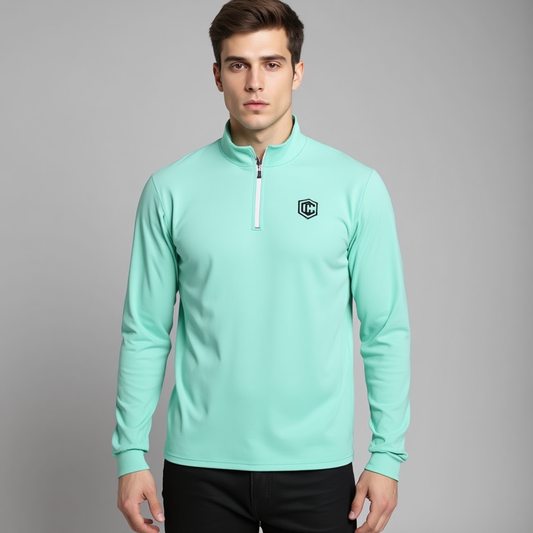 Men's Quarter Zip Custom Top